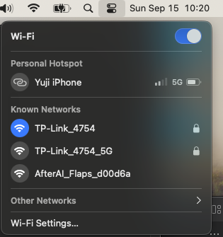 AfterAI Flaps AP SSID Mac