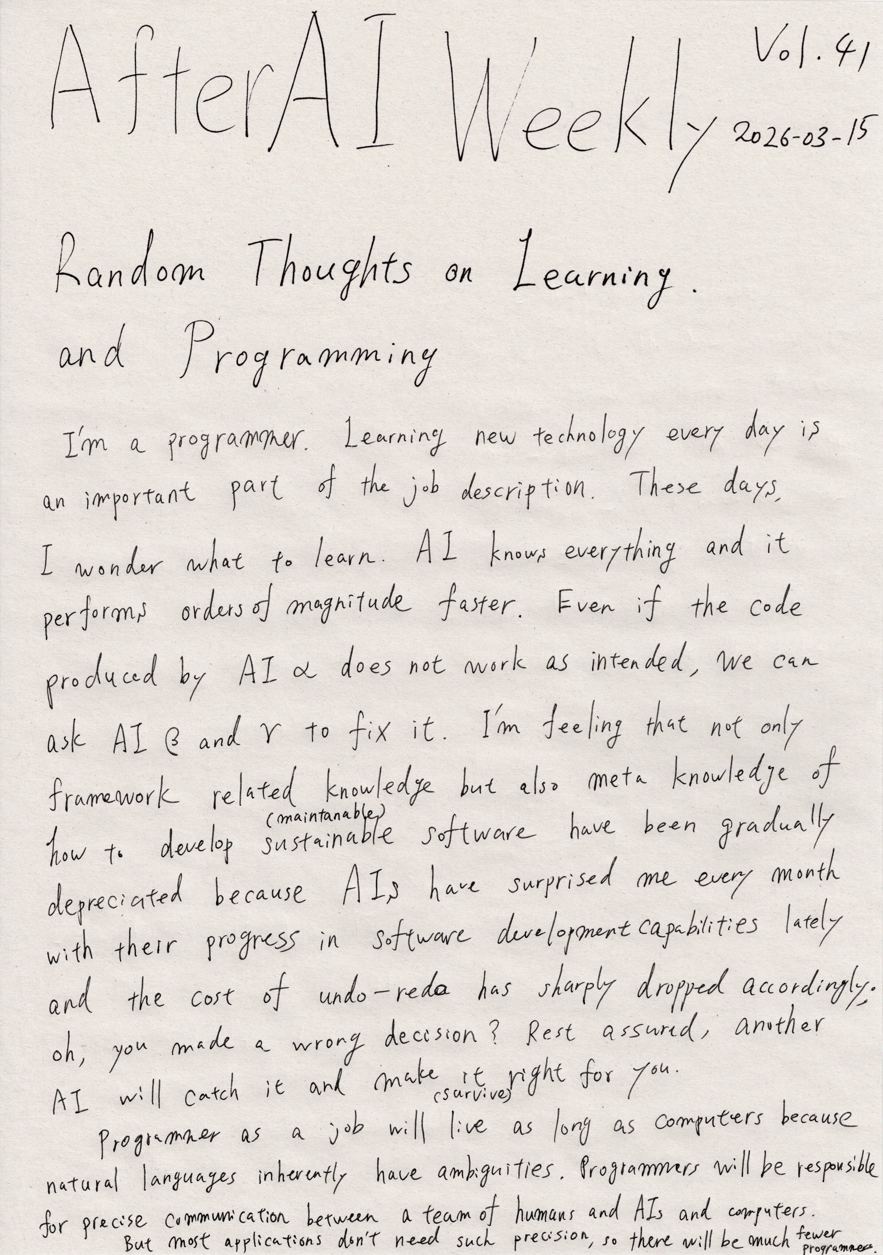 AfterAI Weekly Vol.41